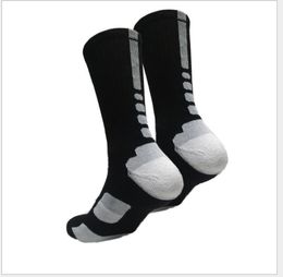 2019 Men's basketball socks thicker towel bottom elite socks outdoor sports shock absorber protective stockings