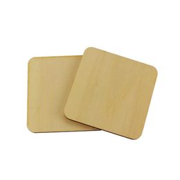 sublimation coasters for customized gift wood Coasters for sublimation square shape transfer printing Drink coasters can print you logo