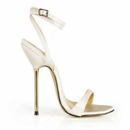 Hot Sale-women thin high heels sandals sexy buckle shoes 2017 large size women summer pumps sandals