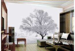 Smoky island TV background wall painting wallpaper for walls 3 d for living room