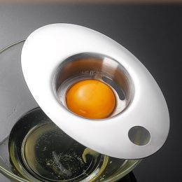 الفولاذ المقاوم للصدأ البيض مقسم البيض صفار تصفية الأدوات صفار البيض الأبيض فاصل المنزلية الخبز الطبخ أدوات البيض