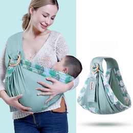 Baby Carrier Sling For Infant Breathable Natural Wrap Newborns Soft Cotton Nursing Cover Multi-Functional Breastfeeding Towel