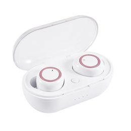 DT-2 TWS Mini Twins Wireless Bluetooth 5.0 Stereo Headset Sport Headphone In-Ear Earphones Earbuds With Charging Socket for All Smartphone