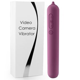 Meselo Intelligent Vagina Endoscope Vibrator Video Camera 6 Modes Vibrating, Erotic Adult Product Sex Toys For Woman Couples Men Y19061002