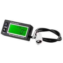 Freeshipping RL-HM028 China Supply New Functional Digital Inductive Gasoline Engine Hour Meter Tachometer Maintenance Reminder Counter Meter