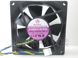 new bisonic 9025 sp922512h pwm 12v 0 32a 4wire cooling fan