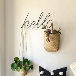 Wire Letters Home Decor Interior Wall Sign Gift Love Happy Kitchen Livingroom Wall Decorative Letters Numbers Gpd8820