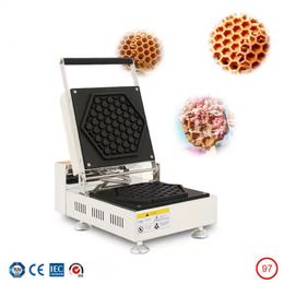 New Honeycomb Waffle Maker Machine Honeycomb Muffin Cake Oven Coffee Shop Milk Tea Shop Electric Snack Equipment