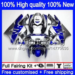 Body For KAWASAKI ZX900 900 CC 9 R 94 97 1994 1995 1996 1997 221MY.9 ZX 900 ZX 9R 900CC ZX-9R ZX9R 94 95 96 97 Fairings Blue silver