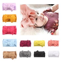 new fashion Soft super bullet children's headgear big butterfly bow knot baby headdress hair belt kids Head Wrap Hair Band Accessories