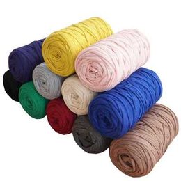 210g pcs Fancy Yarns For Hand Knitting Thick Thread Crochet Cloth Yarn DIY bag handbag carpet cushion Cotton Cloth for blanket