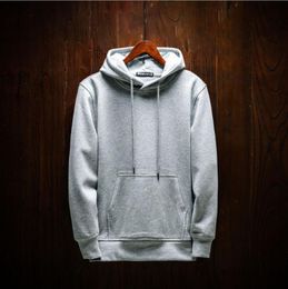 Mens Pure Colour Hoodie Fashion Men Women Fleece Thicken Sweatshirt New Long Sleeve Pullover Brand Streetwear