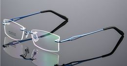 Wholesale- Titanium Alloy eyeglasses frame Myopia Prescription glasses frames