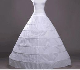6 Hoops Bridal Wedding Petticoat Marriage Gauze Skirt 2019 Crinoline Underskirt Wedding Accessories Jupon Mariage CPA206