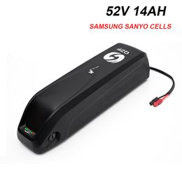 Hailong 52V 14ah E Bike Battery Sanyo Cells Electric Battery Battery for 52V 1000W Motor Batteria
