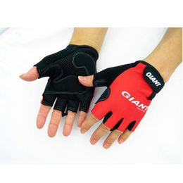 Fashion- Bike Gloves Giant Half Finger MTB Bicycle Fashion Road Motocross Outdoor Gloves Guantes Ciclismo M-XL 3Colors