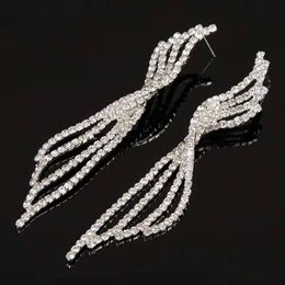 Wholesale-earrings for women luxury designer butterfly diamonds earrings iced out wedding engagement dinner gold silver Jewellery gf gift