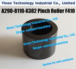 A290-8110-X382 edm Pinch Roller (Black Ceramic+SUS) F410 Ø40x28x30mm Feed section for Fanuc C A2908110X382,A290.8110.X382 edm Ceramic Roller