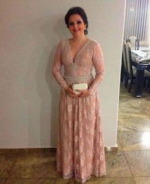 Plus Size Long Formal Mother Of The Bride Evening Wedding Party Evening Dress All Lace Gowns