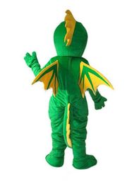 2018 factory hot Dinosaur Fire Breathing Dragon Mascot Costume Fancy Party Dress Halloween Carnival Costumes Adult Size