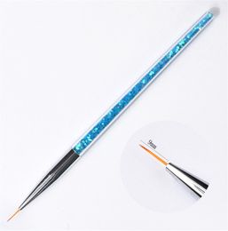 3pcs nail art brushes painted draw pens Sequin strokes flower hook line pen tip brush makeup beauty tools free ship 100