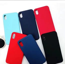 NEW GOOD Silicone Case colorful phone case For iPhone 11promax XR XS XS MAX 7 8 Plus Phone Silicon Cover with package bag