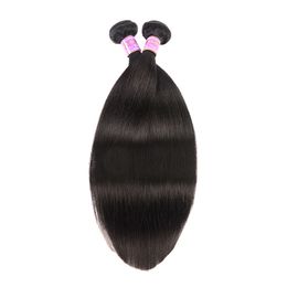 Natura Colour Brazilian virgin Human Hair Wefts Straight with Closure 100% Unprocessed Virgin Hair weaves extensions with Lace Closure DHL