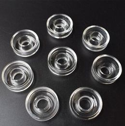 DHL Hybird Titanium nail replacement 100% Real Quartz Dish High quality Quartz Dishes for Dnail Oil Rig Enail Bongs Replaceable Quartz Dish