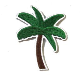 2018 Time-limited Parches New Arrival 10 Pcs For Coconut Green Tree Patches Iron On Cartoon Motif Applique Embroidery Accessory