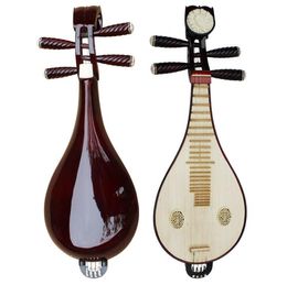 Music soul factory direct special mahogany liuqin copper products to send accessories musical instruments special hardwood liuqin