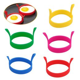 Creative Egg Tools Round Shape Silicone Omelette Mould for Eggs Frying Pancake Cooking Mould Breakfast Essential Tool