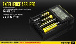 Freeshipping New D4 Digicharger LCD Display Battery Charger Universal Charger Fit Li-ion/LifeP04/Ni-MH/Ni-Cd Batteries