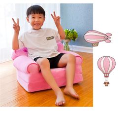 Baby Kids Cartoon Crown Seat Plush Toy stools Mat Children Backrest Chair Neat Toddler Boy Girl Foldable Sofa Gifts246G