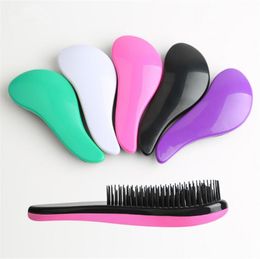 12 Colours Small TT plastic hair Comb customize beauty brush styling tools wholesale quality Hairs care Brushes factory directly free ship 300