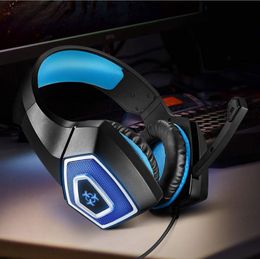 7 Colours LED Light PC Gaming Headset 3D Stereo Wired Headphones With Mute Button Microphone for PS4 Computer Laptop Xbox USB 3.5mm Earphone