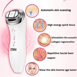 Deciniee Ultrasonic Bipolar RF Radio Frequency Lifting Face Skin Care Massager Mini Hifu Anti Wrinkle Tightening Device