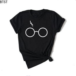 Explosive T-shirt Harry Potter lightning glasses cotton short-sleeved T-shirt