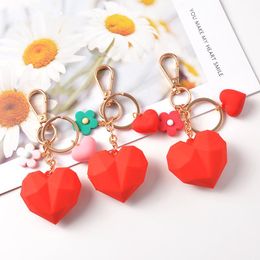 Creative Love Key Chain Pendant Cute Bag Pendant Girl Heart Key Holder Gift Pendant Keyring Fashion Key Ring Car Keychain Bag Jewellery