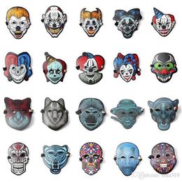 Sound Reactive LED Mask Fashion Cool Light Mask Sound Controlled Luminescence Mask LED Flash Colour Masks Lighting T3I5101