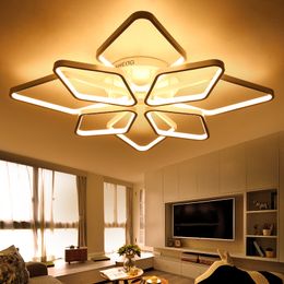 Diamond Rings surface mounted modern led ceiling lights for living room Bedroom fixtures indoor home Dec Ceiling Lamp