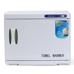 110V220V 23L 200W UV Towel Sterilizer Warmer Cabinet Disinfection Heater Hotel Salon - US plug
