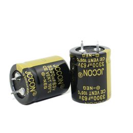 JCCON Thick-foot Electrolytic Capacitor 63v3300uf Volume 25*30 Inverter Power