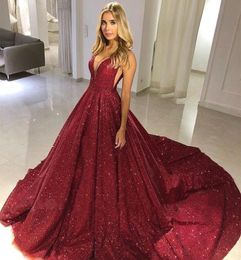 Red Arabic Dubai Style Evening Dress Cheap A Line V Neck Holiday Pageant Women Wear Formal Party Prom Gown Custom Made Plus Size