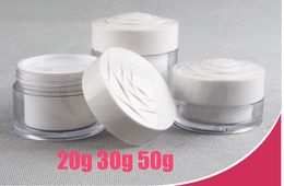 300PCS/LOT-20G Cream Jar,Small Rose Shape Cap Nail Art Canister,Empty Plastic Cosmetic Container,MINI Sample