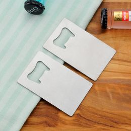 Creative card stainless steel bottle opener personality credit card size beer soda cap Openers