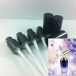 Free shipping 100 pieces/ lot black Aluminium spray caps, essential oil bottle cap, mouth diameter 18mm