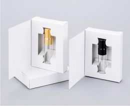 200pcs 3ML Customizable Paper Boxes And Glass Perfume Bottle With Atomizer&empty Parfume Packaging by DHL SN148