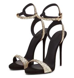 Summer New Fashion Stiletto Heels 12 cm Sexy Party High Heel Dress Sandals Shoes Plus Size Cheap