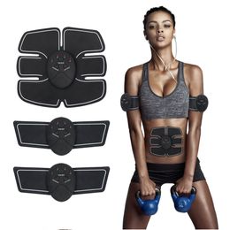 Free DHL Slimming Belt Machine Weight Waist Trainer Fitness 8 Belly Slim Patch EMS Massager Men Women Beauty Equipment