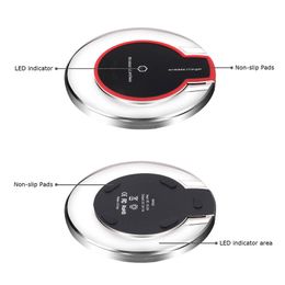 LED crysta Lighting 5W Fast Delivery Qi Wireless Universal Charger Fantasy Tablet Charging for iphone 11 Pro Max Samsung note10 huawei